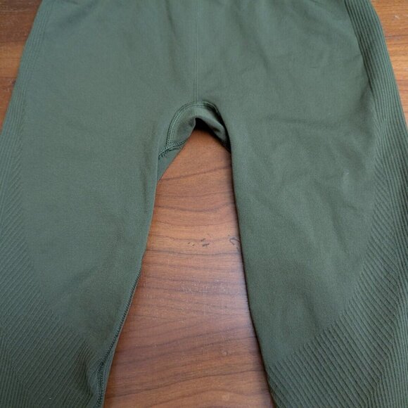 Adidas Women’s Training Aeroknit 7/8 High-Rise Wild Pine Green Tights Size S New - Picture 10 of 12